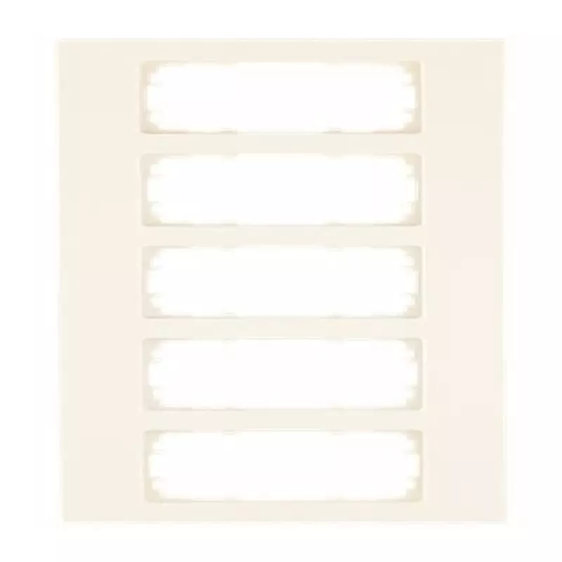 Siemens White 5 Gang Mounting Plate Thermoplastic Mounting Frame, 5TG1115-3