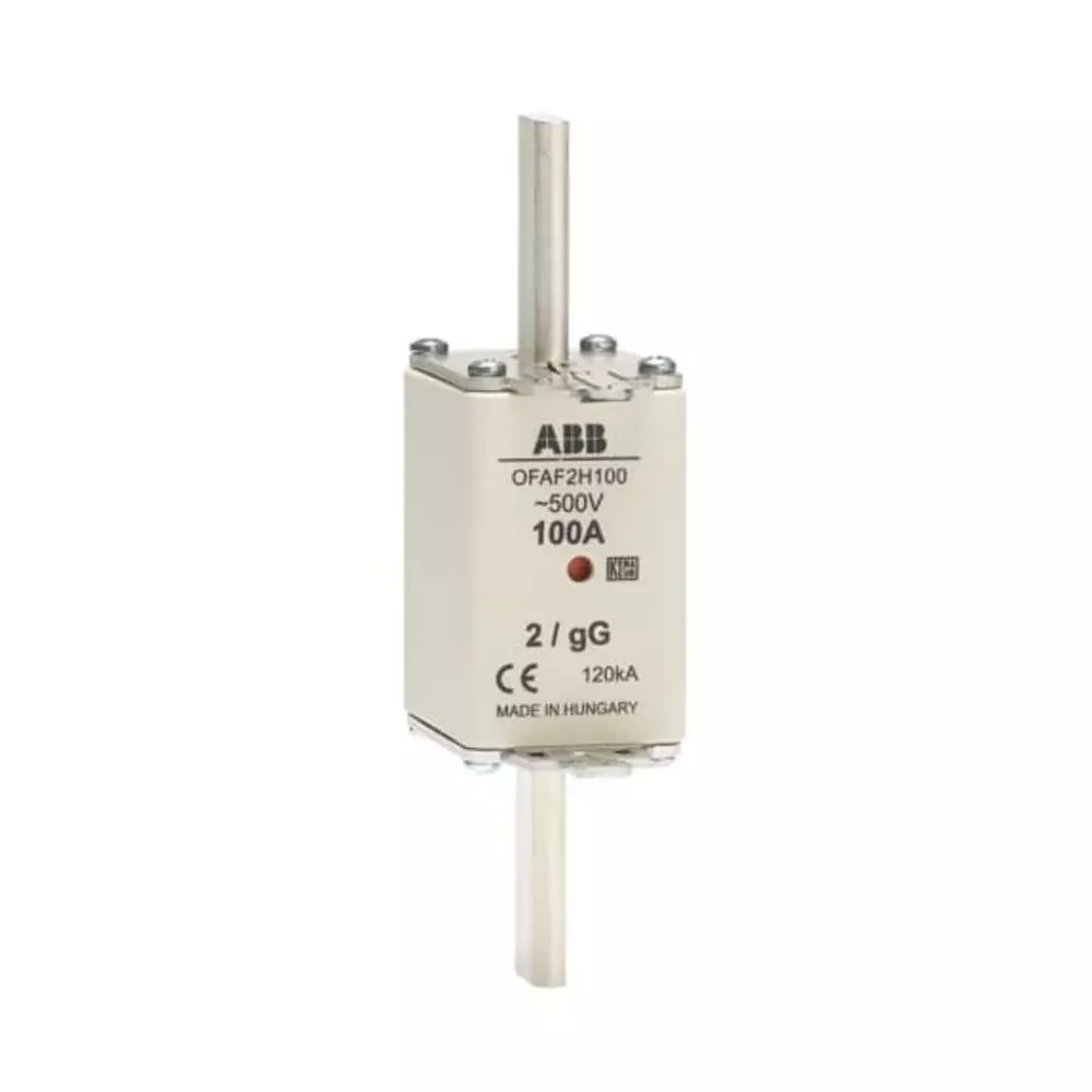 ABB 63A Tag Fuse, NH1, 500V, 1SCA022627R5110 (Pack of 3)