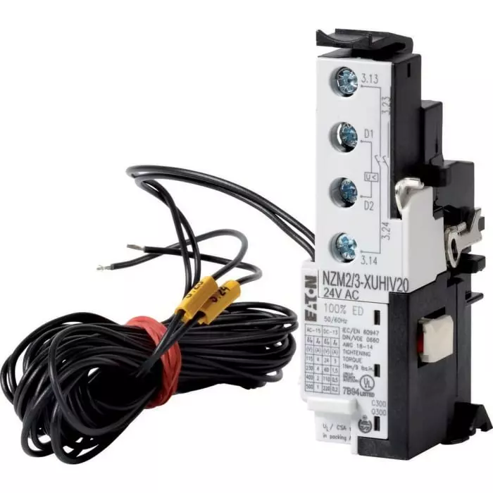 EATON Moeller NZM Undervoltage Release for use with N(S)2(-4), N(S)3(-4), NZM2(-4), NZM3(-4), 259640 NZM2/3-XUHIV2024AC