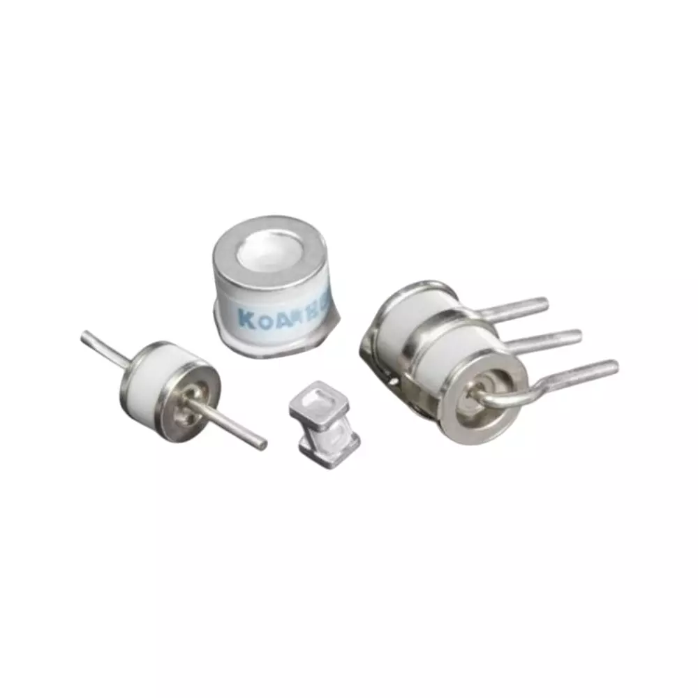 Littelfuse GTCx28-R Series Gas Discharge Tubes 2 Electrode 3 kA 2.7 kV Axial Termination Style 8x6 mm, GTCA28-272L-R03
