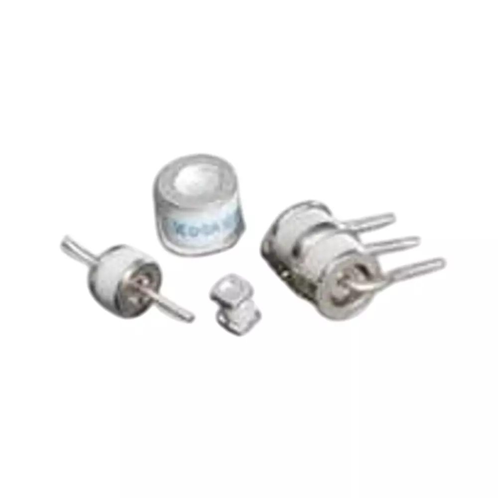 Littelfuse GTCx2-R Series Gas Discharge Tubes 2 Electrode 2.5 kA 500 V Axial Termination Style 5x5 mm, GTCA25-501M-R02