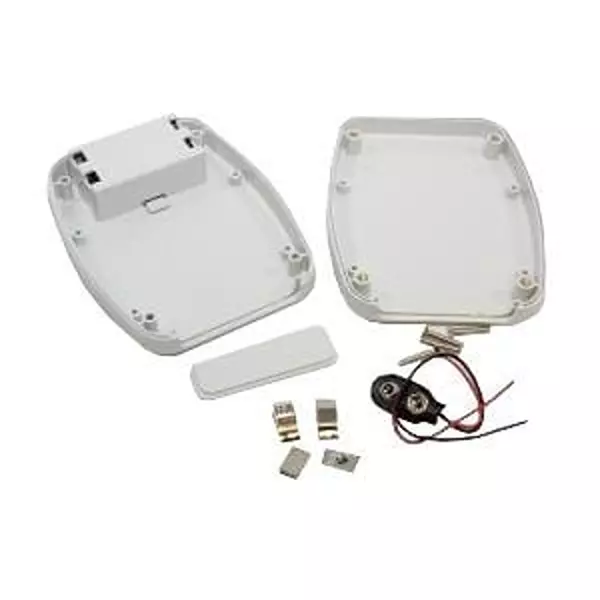 Hammond Battery Door Enclosure Gray (Light Gray) Acrylonitrile Butadiene Styrene (ABS), 1599TABSGYBAT