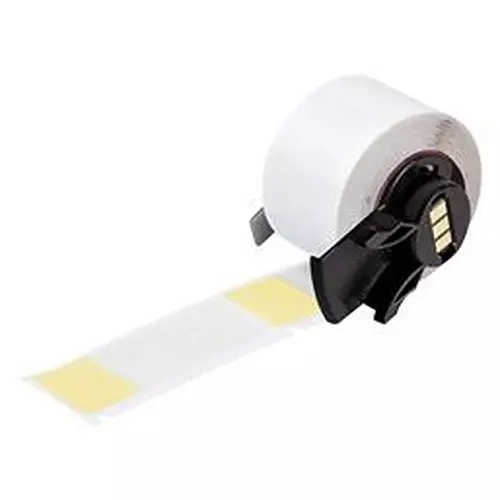 BRADY WIRE MARKER, WRAP AROUND, 25.4MMX63.5MM, M6-21-427-YL