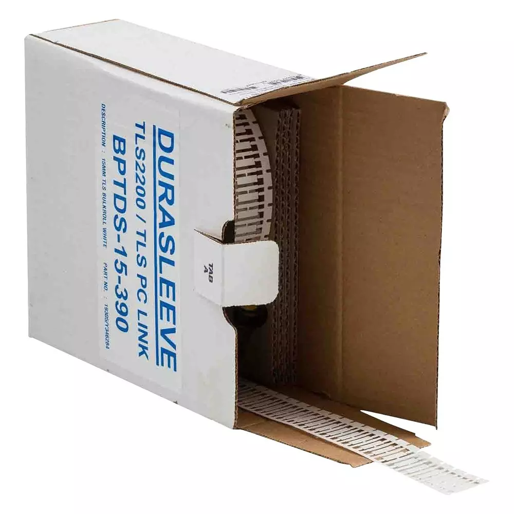 BRADY WIRE MARKER, THERMAL, 0.163"H X 0.59"W, BM-15-390