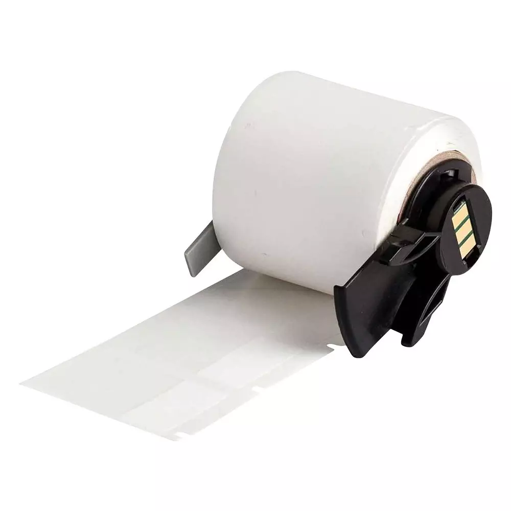 BRADY WIRE MARKER, WRAP AROUND, 1.5"H X 1"W, M6-31-642