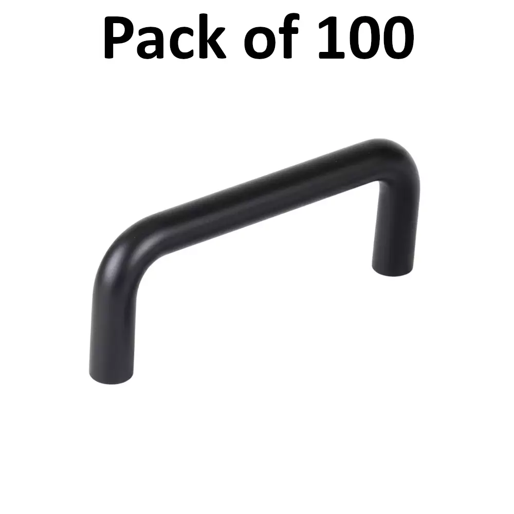 Elettro Handle Black Polyamide 6 Plastic Body, Size 96x90øx15 mm, ETPL-09 (Pack of 100)