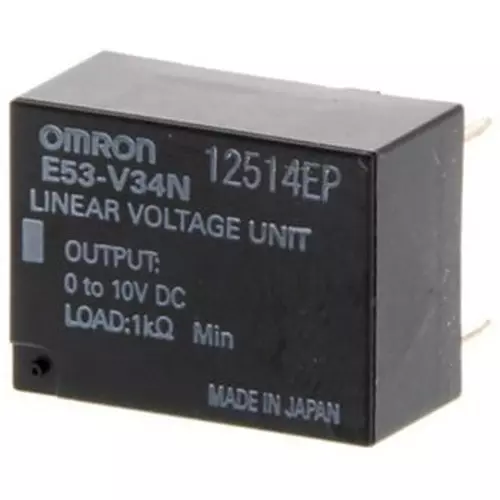 Omron Control Output Unit Voltage Output 0–10V E53-V34