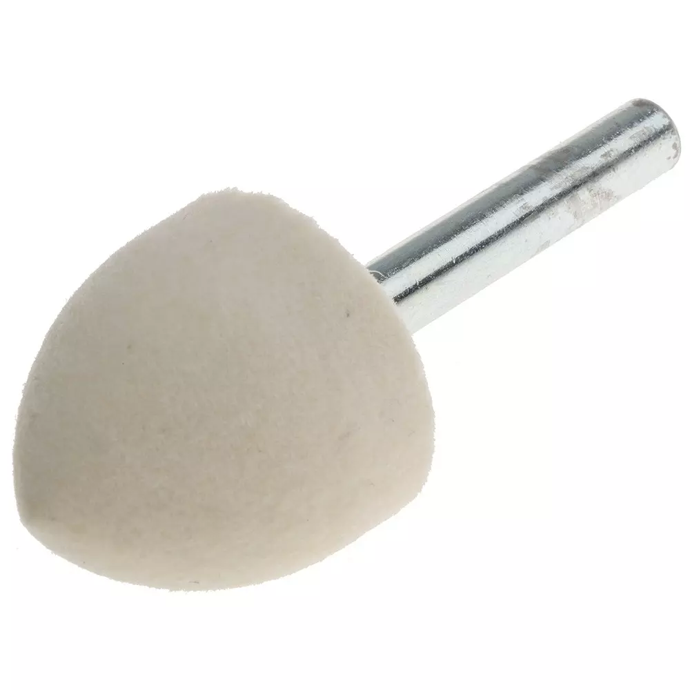 RS PRO Polishing Bob 5 Piece 25 mm 6 mm Conical, 2403798 (Pack of 5 Pcs)