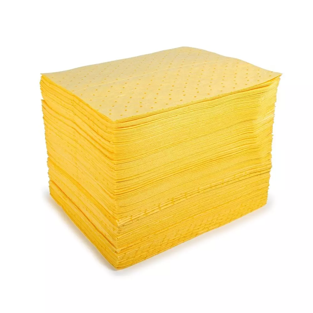 RS PRO Spill Absorbent Yellow 200 Per Pack Pad 120 L Capacity, 147177 (Pack of 200 Pcs)