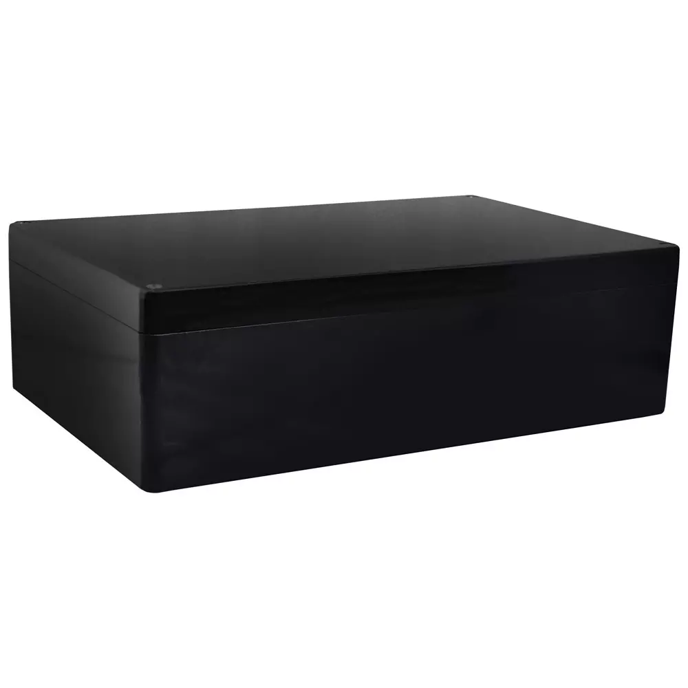 MULTICOMP PRO Junction Box Polyester (PET), Glass Fibre Reinforced IP66 Black, MP007177