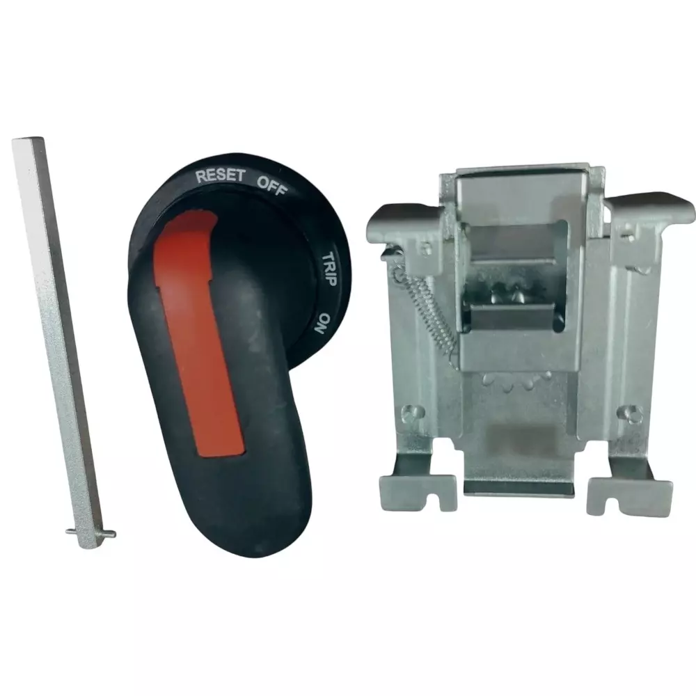 C&S Electric Extended Rotary Handle Metal & Plastic Body Suitable for CSES WB1 MCCBs, EHW1-0T-125