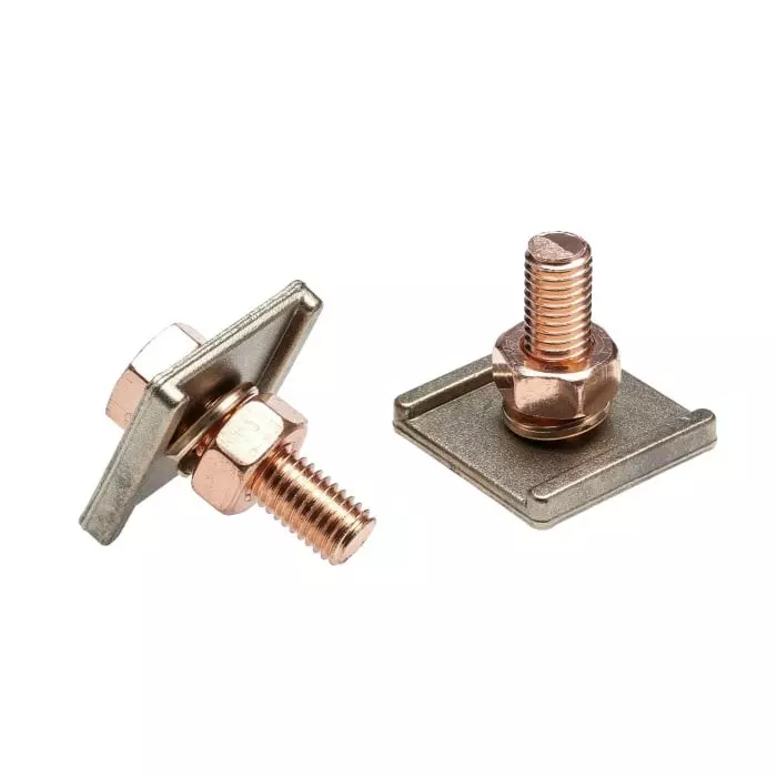 WJ Furse Copper Earth Clamp Max. Conductor Size 25x3 mm Nominal Rod dia. 10 mm 26 mm (Pack of 10)