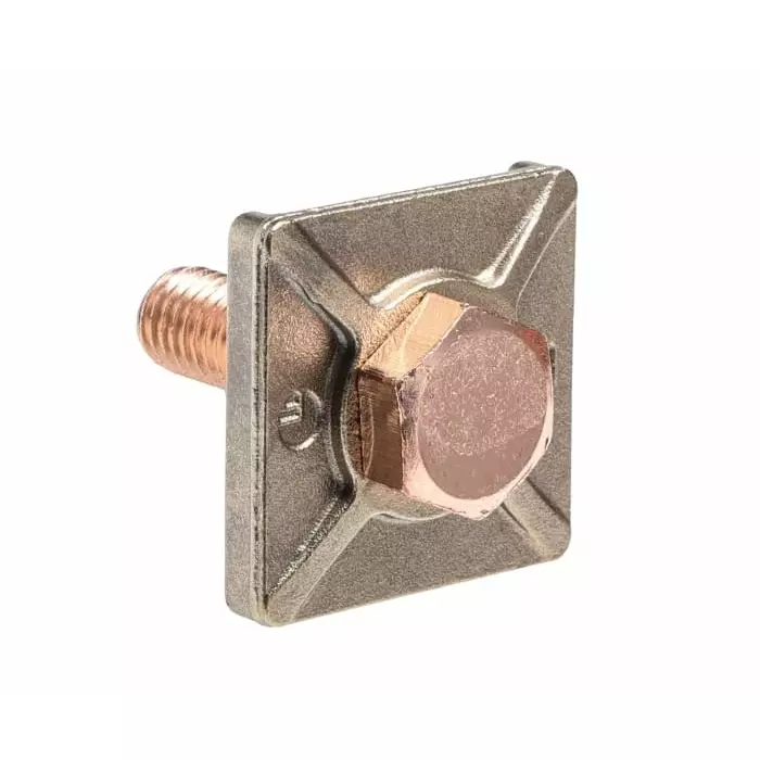 WJ Furse Copper Earth Clamp Max. Conductor Size 25x3 mm Nominal Rod dia. 10 mm 26 mm (Pack of 10)
