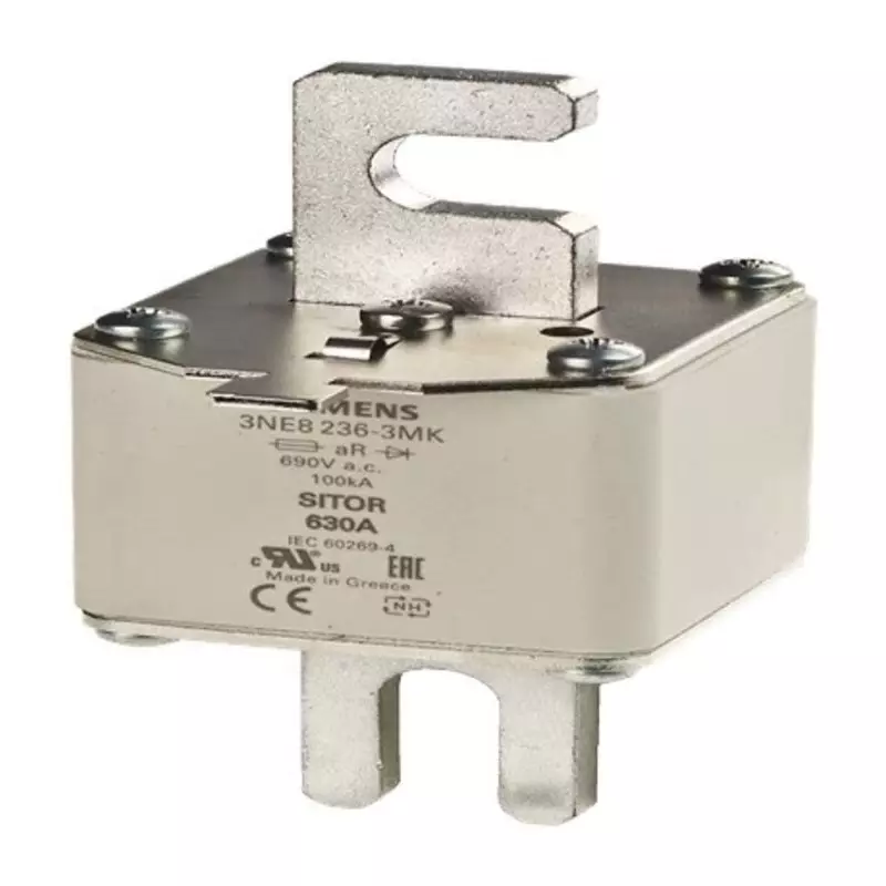 Siemens 200A Tag Fuse, 107mm, 690V, 77mm, 3NE8225-3MK