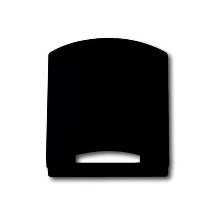 ABB Black 1 Gang Plastic Kabel Cover Plate, 2CKA001710A3898