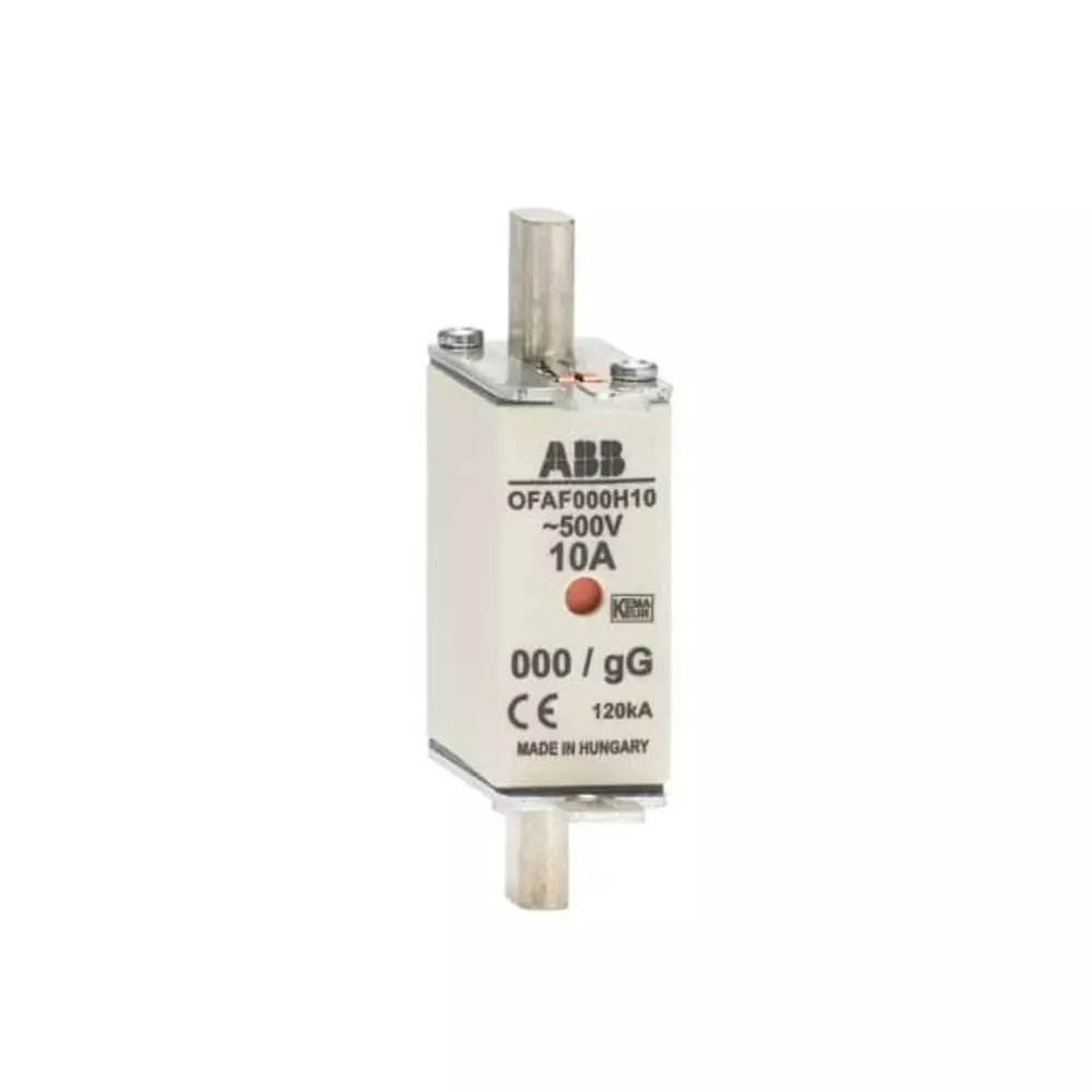 ABB 50A Tag Fuse, 79 x 21 x 53mm, 500V, 1SCA022627R1210 (Pack of 9)