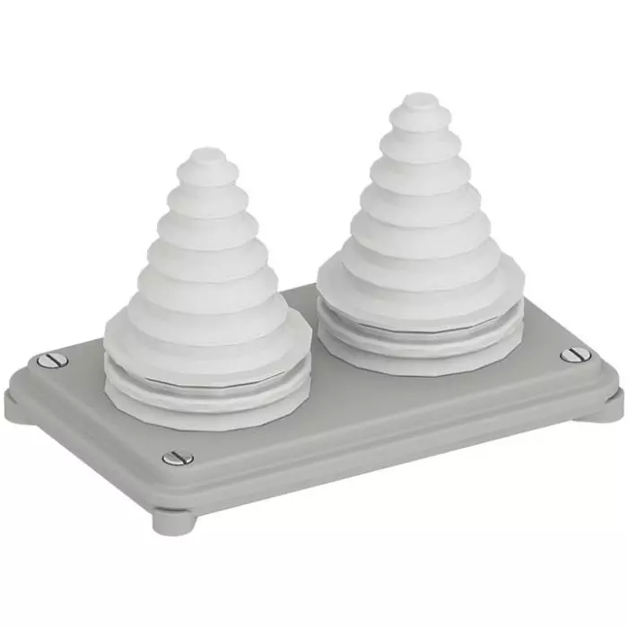 ABB Plastic Gland Plate, 220mm W, 80mm L for Use with ZW Enclosure, 2CPX039512R9999