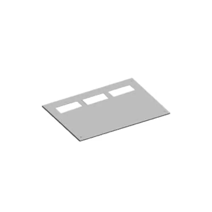 ABB RAL 7035 Roof Plate, 610mm W, 325mm L for Use with Cabinets TriLine, 2CPX046742R9999
