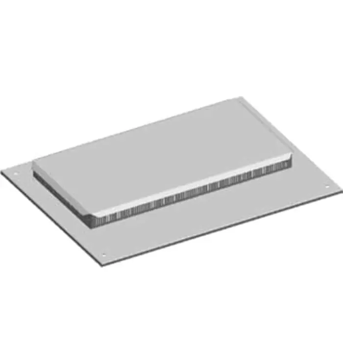 ABB Ventilated Roof Plate, 640mm W, 70mm L for Use with Cabinets TriLine, 2CPX046294R9999