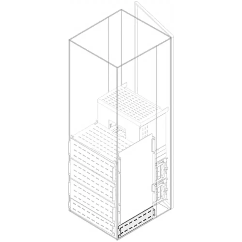 ABB 1STQ Series Pickled Steel Sheet Divider Panel for Use with Modular Boards - System Pro E Power, 50 x 900mm, 1STQ001988B0000