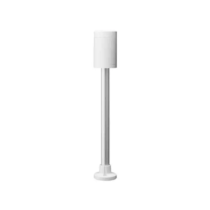 Patlite LR6 Series White Mounting Base with Tube 24 V DC LED Bulb DC, LR6-02PJNW