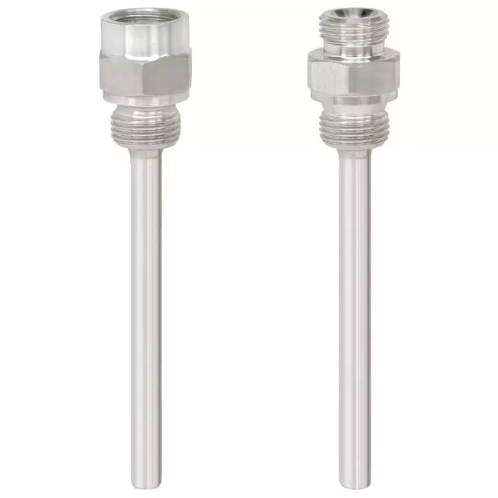 WIKA Threaded Protection Tube for Use with Thermometer, 3278256
