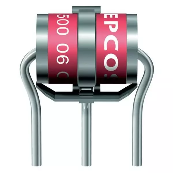 EPCOS T83 Series Gas Discharge Tubes 3 Electrode 10 kA 350 V Radial Termination Style 8x13.4 mm, B88069X9120B502