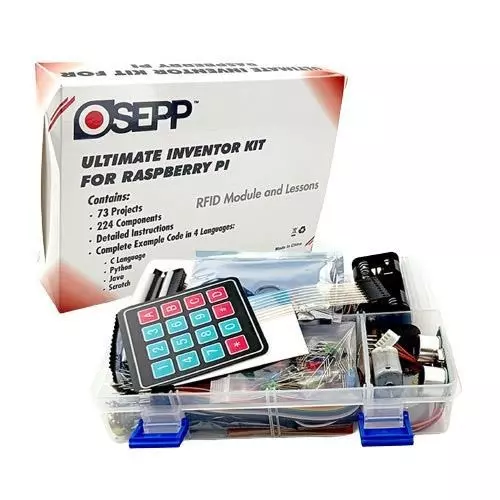 OSEPP Ultimate Starter Kit for Raspberry Pi, URPI-01
