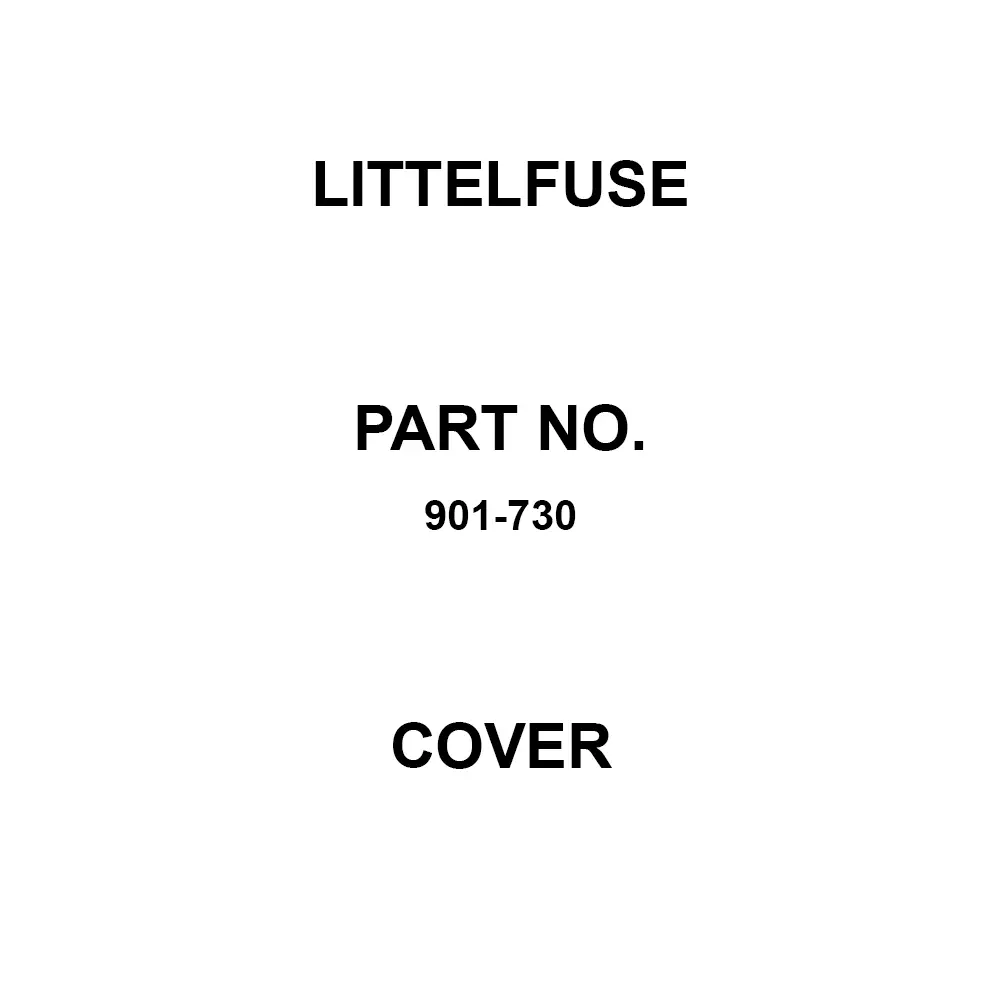Littelfuse Cover for BMZS Series, 901-730