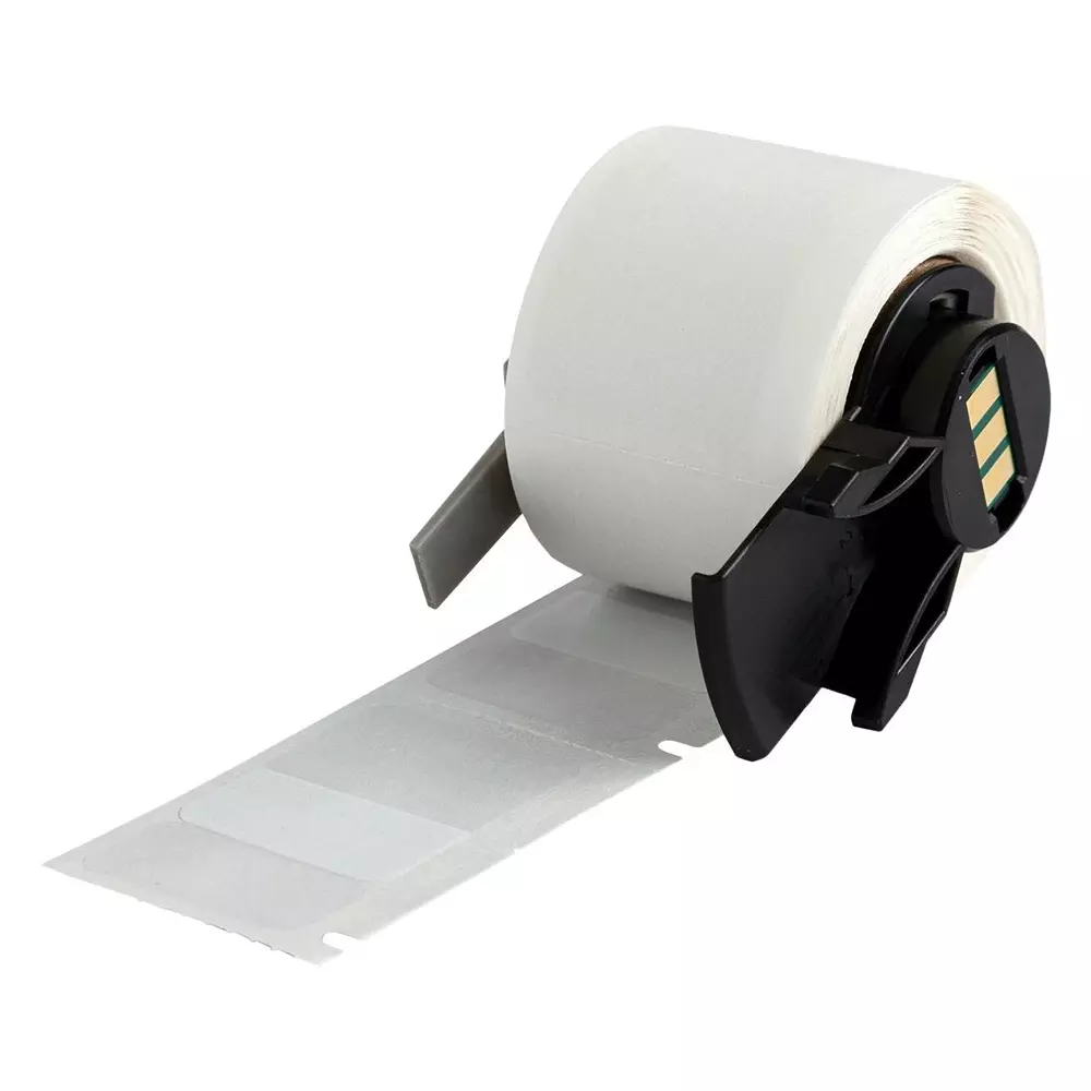 BRADY WIRE MARKER, WRAP AROUND, 25.4MMX44.45MM, M6-203-427-RO