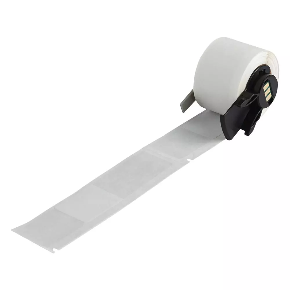 BRADY WIRE MARKER, WRAP AROUND, 4.375"HX1"W, M6-210-427-RO