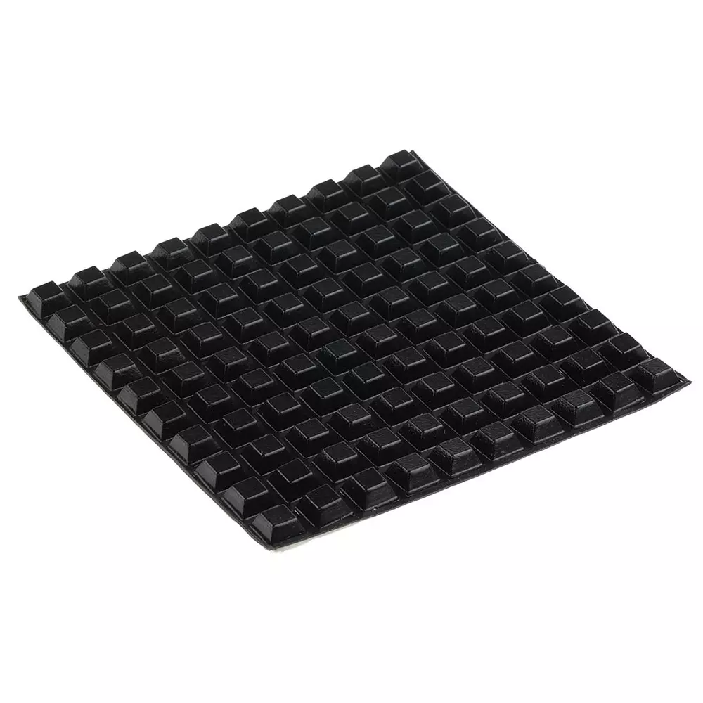 RS PRO Self-Adhesive Feet Polyurethane 12.7 mm 5.8 mm Square, 1735947 (Pack of 100 Pcs)