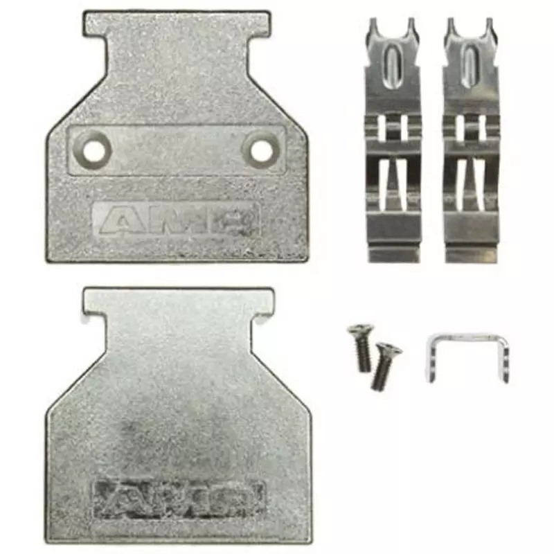 TE CONNECTIVITY D-Sub Backshell Straight Connection Direction Zinc Material, 749608-2