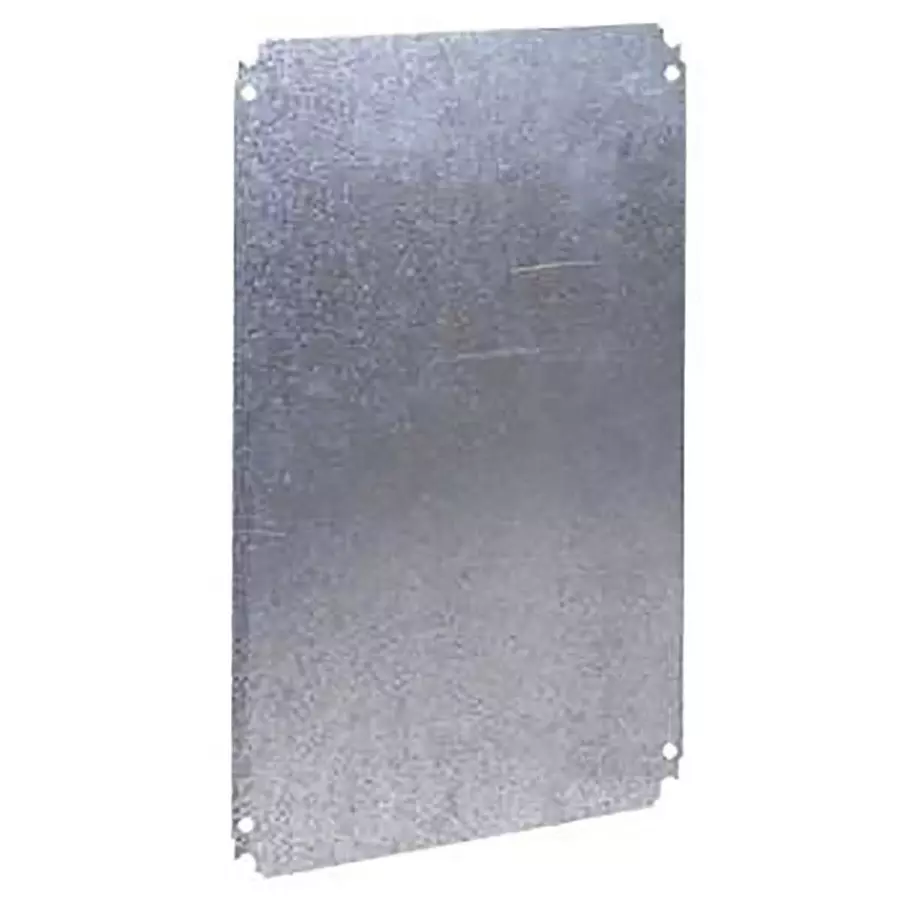 Schneider Electric Galvanised Steel Mounting Plate for Spacial CRN, S3D, S3X, Thalassa PLM, NSYMM53