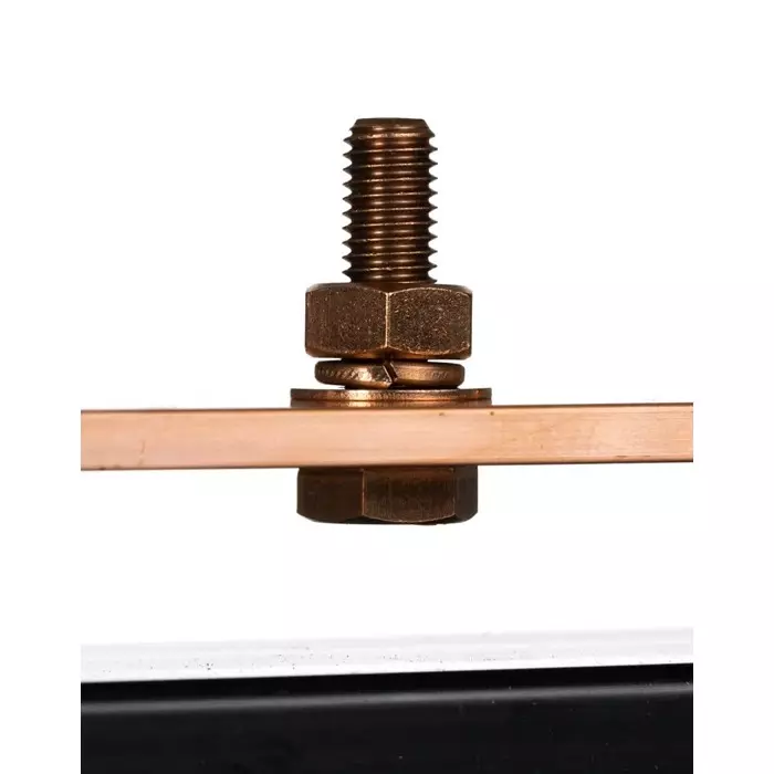 WJ Furse Copper Earth bar L. 400 xW. 90 xH. 90 mm 6 Ways, 7TCA083670R0739LK245-6