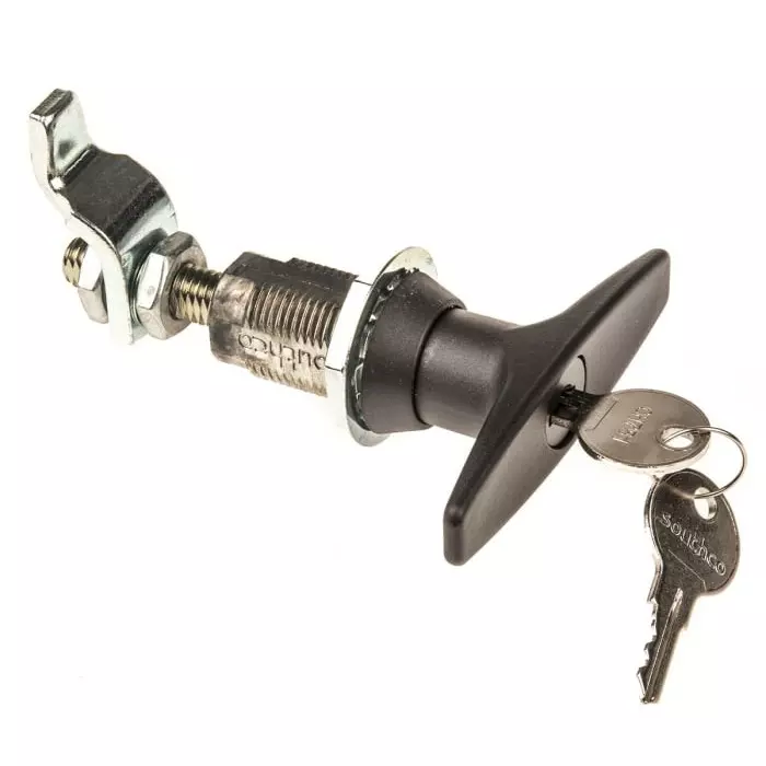Southco Black Die Cast Zinc Locking Handle T-Handle, E3-18-25