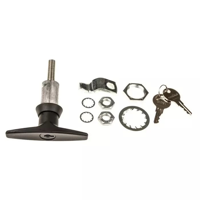 Southco Black Die Cast Zinc Locking Handle T-Handle, E3-18-25