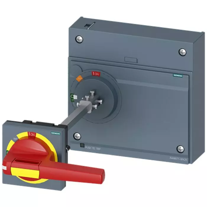 Siemens 3VA9 Door Mounted Rotary Operator, 3VA9677-0FK25