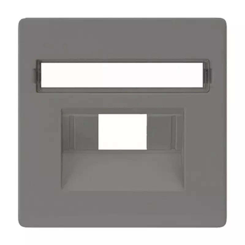 Siemens Carbon Fibre 1 Gang Cover Plate Thermoplastic Cover Plate, 5TG1228