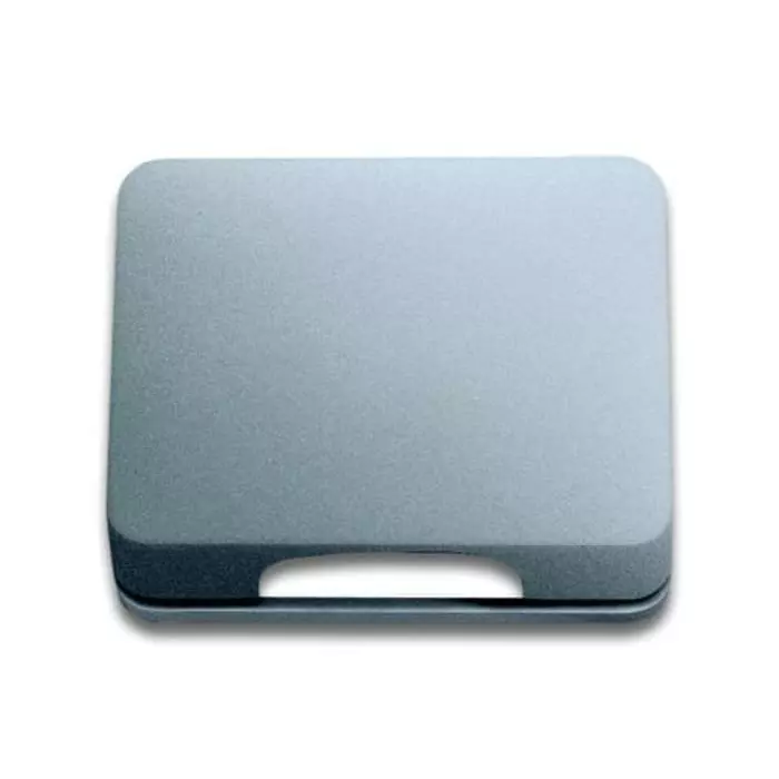 ABB Grey 1 Gang Plastic Kabel Cover Plate, 2CKA001710A3339