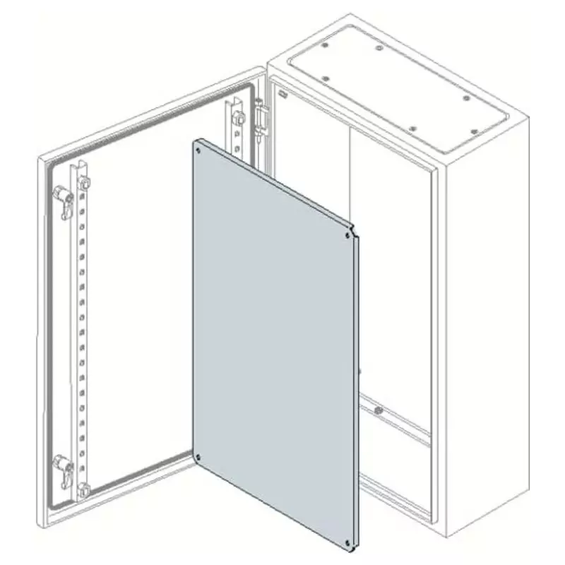 ABB SR/SRN Series Steel Plate for Use with Enclosure, 400 x 400 x 380mm, PF4040