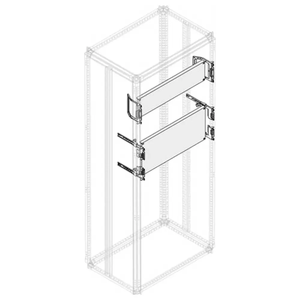 ABB 1STQ Series Sheet Steel Galvanised Mounting Plate for Use with Modular Boards - System Pro E Power, 600 x 800mm, 1STQ007551A0000