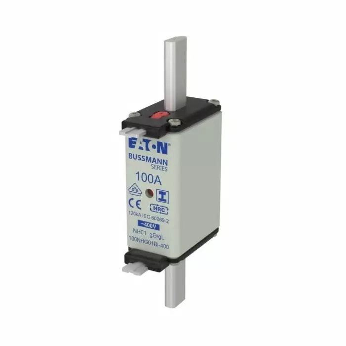 EATON 100A Tag Fuse, 30 x 135 mm, 400V, 100NHG01BI-400 (Pack of 3)