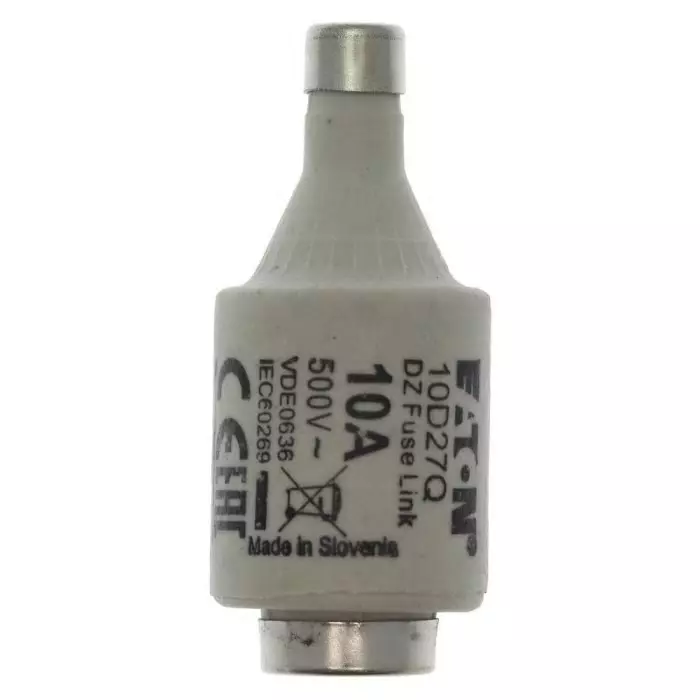 EATON 10A Tag Fuse, 22 x 50 mm, 500V, 10D27Q (Pack of 5)