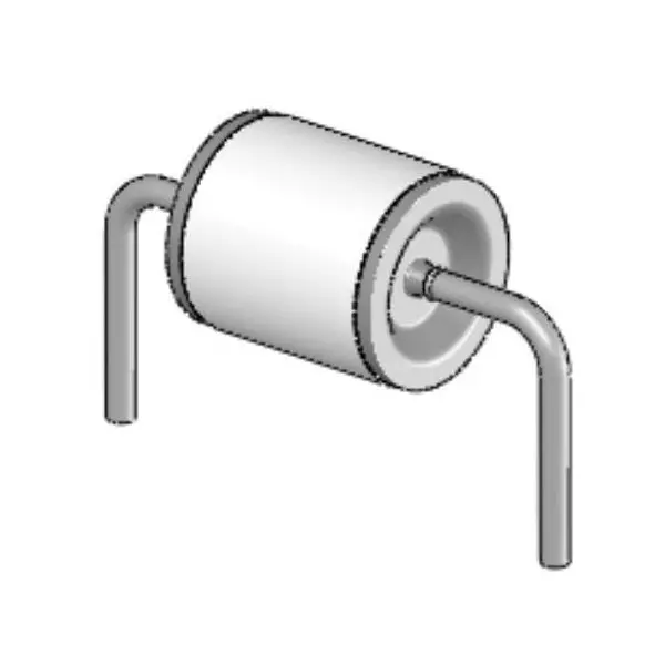 EPCOS EHV6x Series Gas Discharge Tubes 2 Electrode 3 kA 3.6 kV Axial Termination Style 6x7 mm, B88069X1693B252