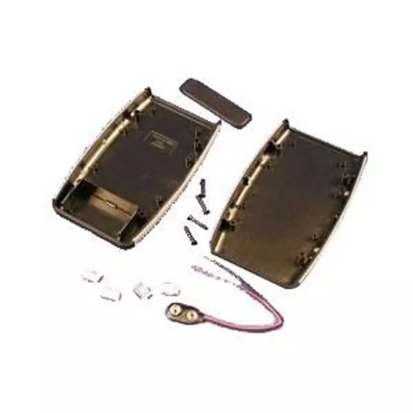 Hammond Battery Door Enclosure Black Acrylonitrile Butadiene Styrene (ABS), 1553DBKBAT