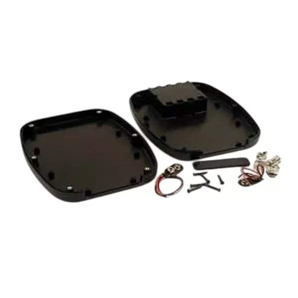 Hammond Battery Door Enclosure Black Acrylonitrile Butadiene Styrene (ABS), 1599TABMBKBAT