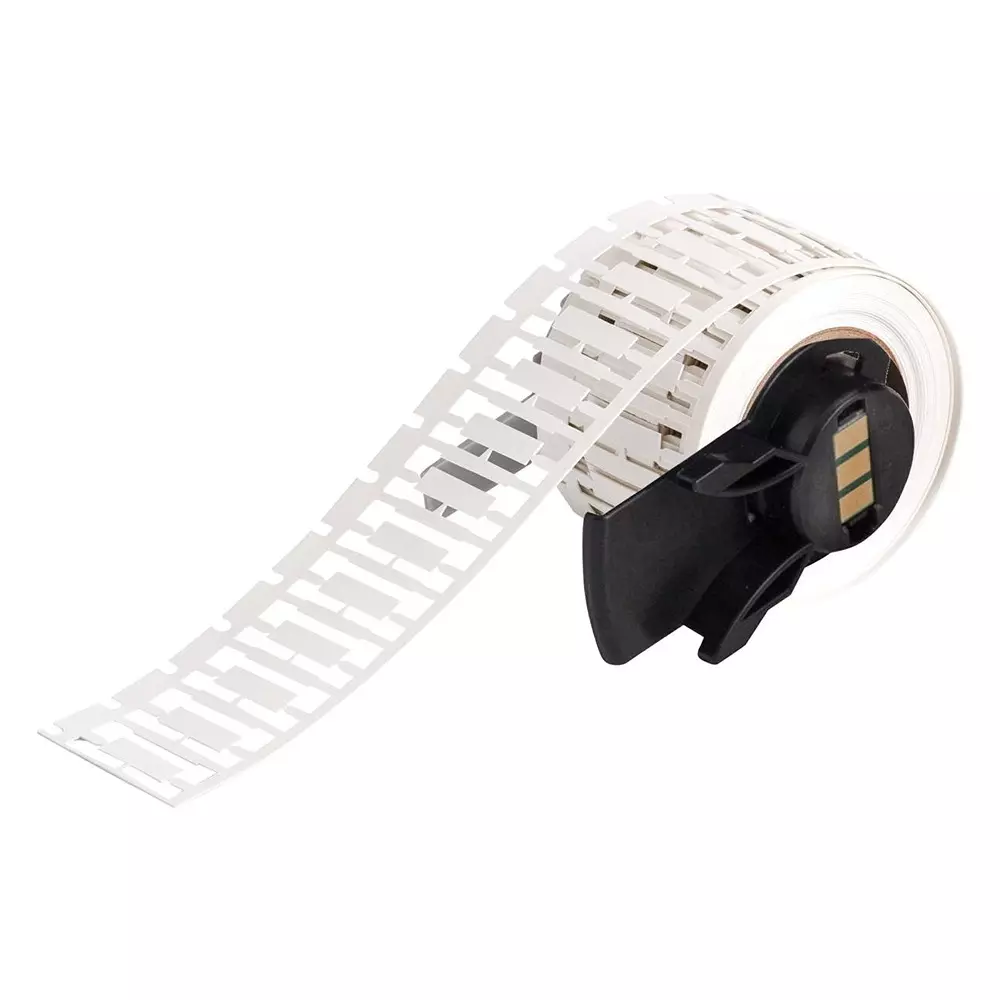 BRADY WIRE MARKER, THERMAL, 0.163"H X 0.59"W, M6-15-390