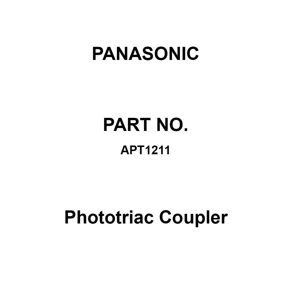 Panasonic Phototriac Coupler PCB Terminal, APT1211 (Pack of 100 Pcs)