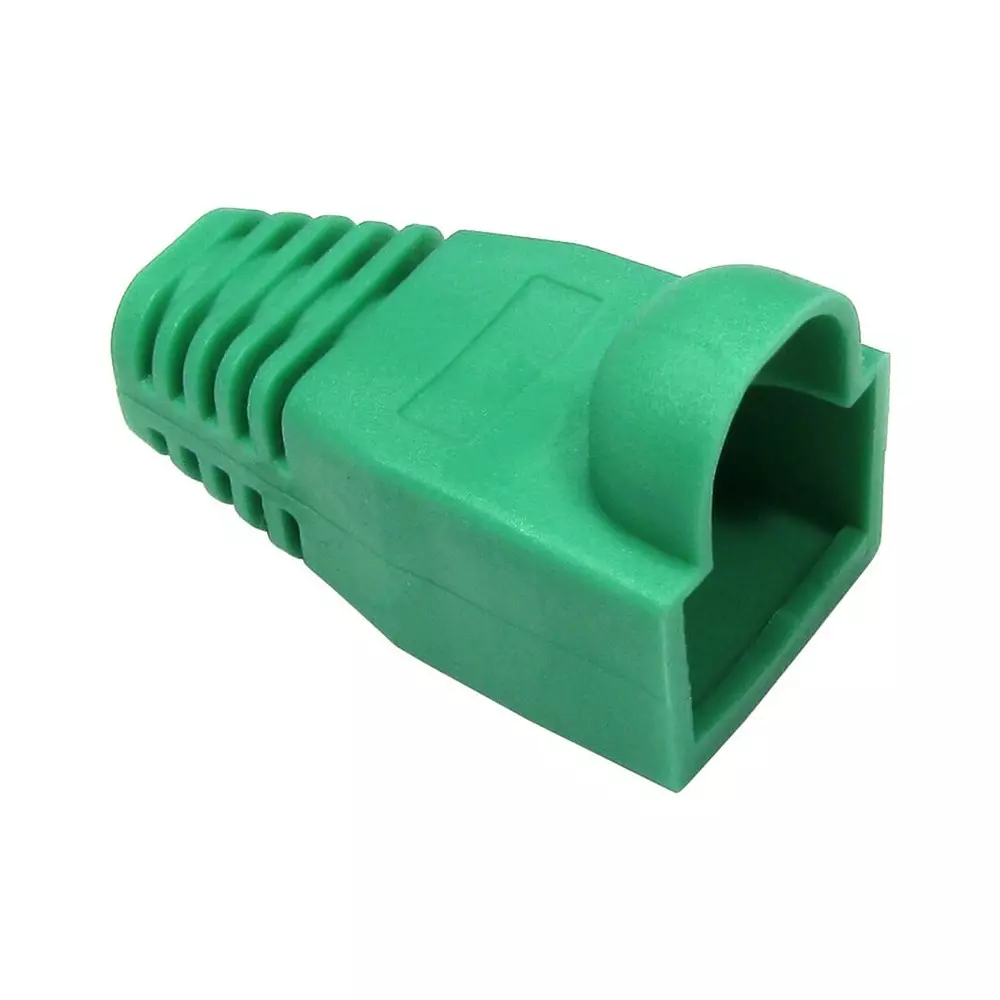 RS PRO RJ45 Boot Green Polyvinyl Chloride, 2662651 (Pack of 10 Pcs)